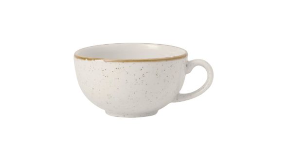 Churchill Stonecast Barley White Cappuccino Cups 280ml (12 Pack) SWHSCB111