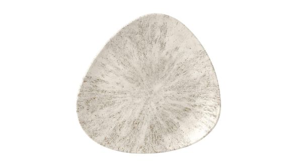 Churchill Stone Agate Grey Lotus Plates 254mm (12 Pack) STAGTR101