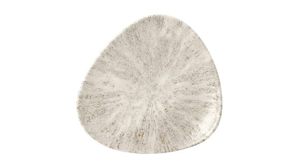 Churchill Stone Agate Grey Lotus Plates 177mm (12 Pack) STAGTR7 1