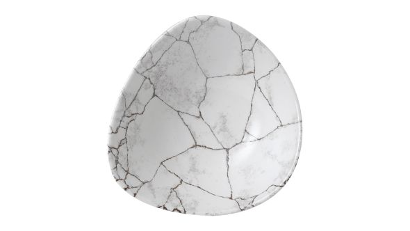Churchill Studio Prints Kintsugi Agate Grey Lotus Bowls 177mm (12 Pack) KTAGTRB71