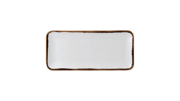 Dudson Harvest Organic Coupe Rectangle Platters Natural 346x156mm (6 Pack) HVNADOB21