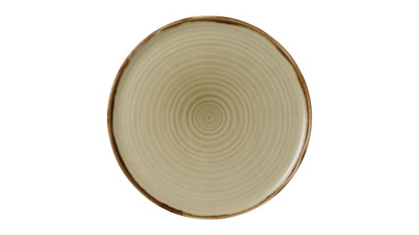Dudson Harvest Organic Coupe Flat Plates Linen 318mm (6 Pack) HVLIDU311