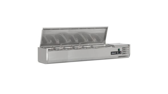 Blizzard TOP1500EN 1.5m Hinged 1/3 Gastronorm Prep Top 