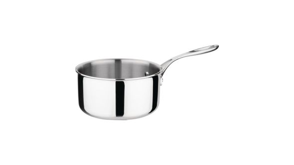 Vogue Stainless Steel Tri-Wall Saucepan 180mm