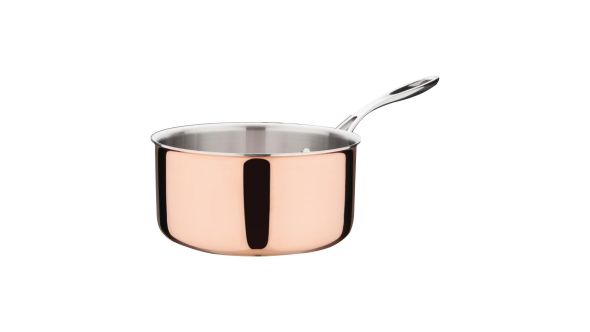 Vogue Copper Tri-Wall Saucepan 200mm