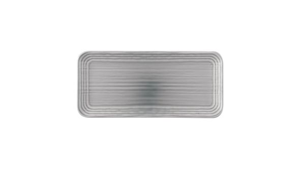 Dudson Harvest Norse Organic Coupe Rect Platter Grey 338x155mm (6 Pack) NOGYDOB21