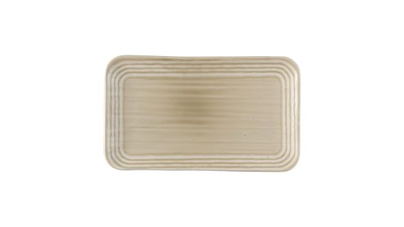 Dudson Harvest Norse Linen Organic Rect Plate 270x160mm (12 Pack) NOLIDOB11