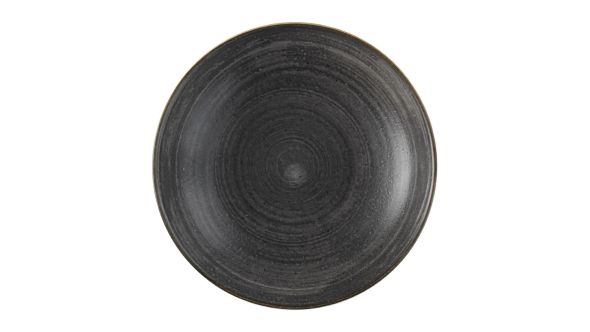 Churchill Stonecast Raw Evolve Coupe Bowls Black 248mm (12 Pack) SRBLEVB91