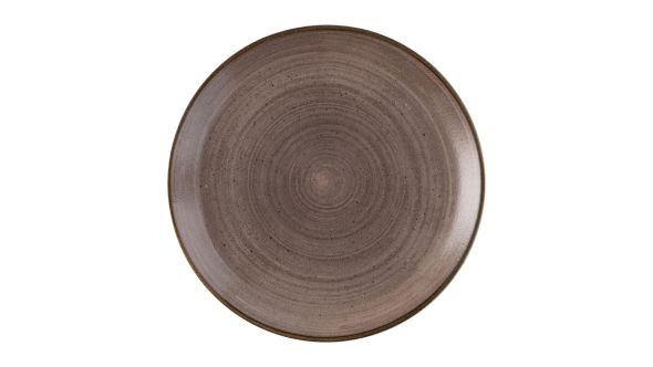 Churchill Stonecast Raw Evolve Coupe Plates Brown 286mm (12 Pack) SRBREV111