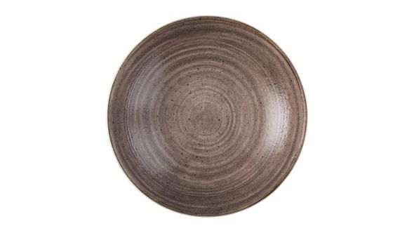 Churchill Stonecast Raw Coupe Bowls Brown 184mm (12 Pack) SRBREVB71