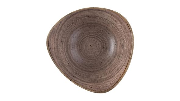 Churchill Stonecast Raw Lotus Bowls Brown 178mm (12 Pack) SRBRTRB71