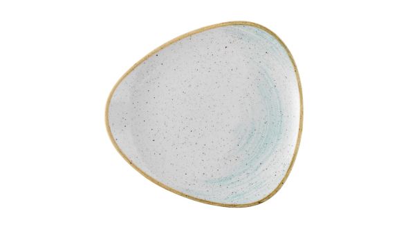 Churchill Stonecast Accents Lotus Plate Duck egg 254mm (12 Pack) ASDETR101