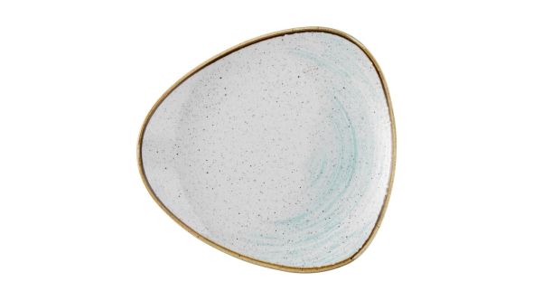Churchill Stonecast Accents Lotus Plate Duck egg 229mm (12 Pack) ASDETR9 1