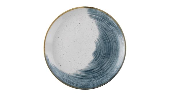 Churchill Stonecast Accents Evolve Coupe Plates Blueberry 286mm (12 Pack) ASBLEV111