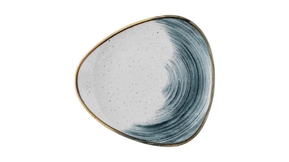 Churchill Stonecast Accents Lotus Plate Blueberry 254mm (12 Pack) ASBLTR101