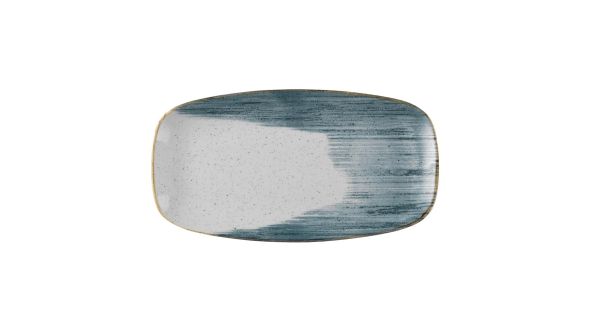 Churchill Stonecast Accents Chefs Oblong Plate Blueberry 355x189mm (6 Pack) ASBLXO141