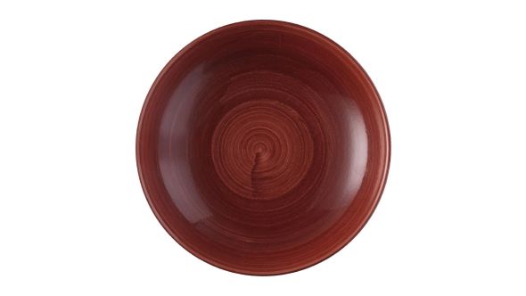 Churchill Stonecast Patina Red Rust Evolve Coupe Bowls 248mm (12 Pack) PAREEVB91
