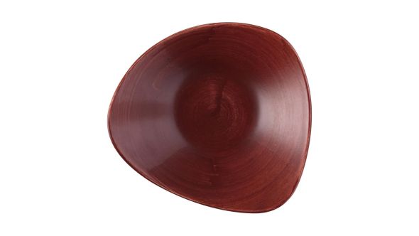 Churchill Stonecast Patina Lotus Bowl Red Rust 235mm (12 Pack) PARETRB91