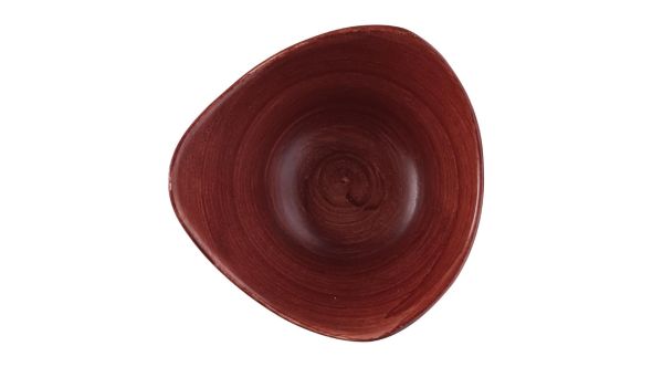Churchill Stonecast Patina Triangular Bowls Red Rust 152mm (12 Pack) PARETRB61