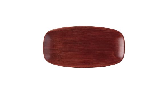 Churchill Stonecast Patina Chefs Oblong Plate Red Rust 287x152mm (12 Pack) PAREXO111