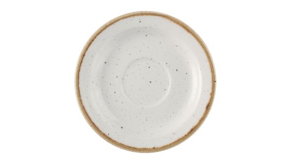 Churchill Stonecast Profile Saucers Barley White 150mm (12 Pack) SWHSVSM 1