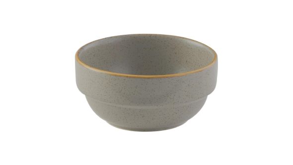 Churchill Stonecast Profile Stacking Bowl Grey 358ml (6 Pack) SPGSVB141
