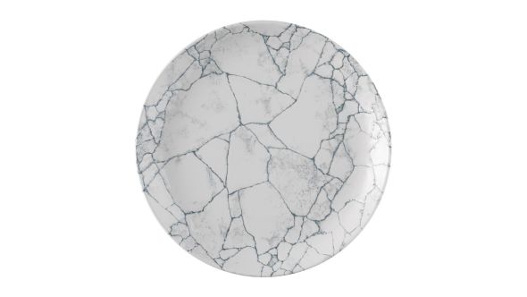 Churchill Studio Prints Kintsugi Pearl Evolve Coupe Plates Grey 286mm (12 Pack) KTPGEV111