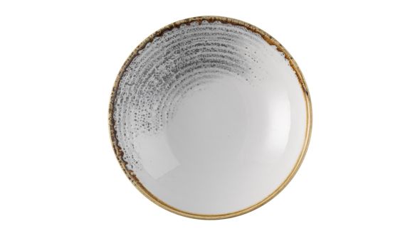 Churchill Studio Prints Homespun Accents Jasper Coupe Bowls Grey 182mm (12 Pack) HAJGEVB71