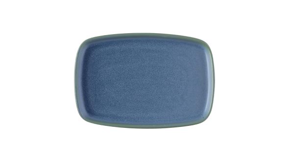 Churchill Emerge Oslo Blue Oblong Plates 222x152mm (6 Pack) EMBLEP221