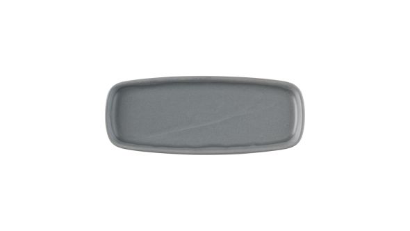 Churchill Emerge Seattle Grey Oblong Plates 254x77mm (6 Pack) EMGYEP251