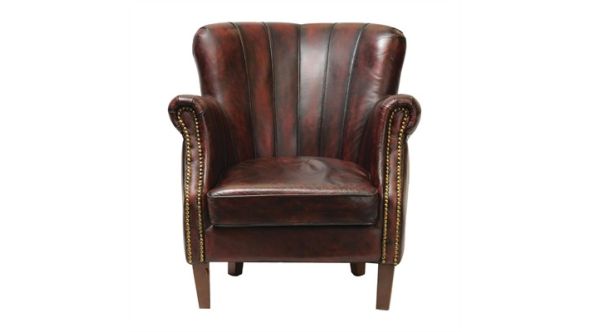 Everyday Lancaster Leather Chair Red FT440