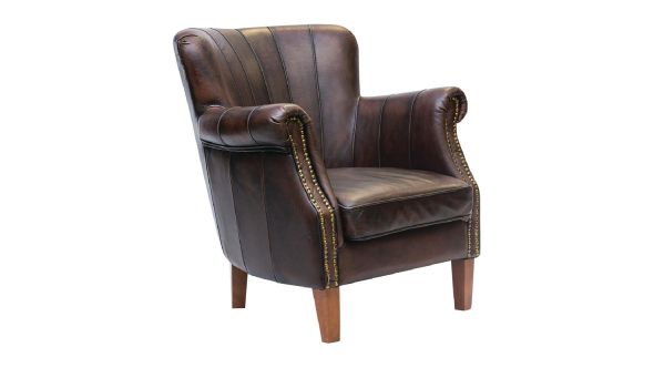 Everyday Lancaster Leather Chair Brown FT442