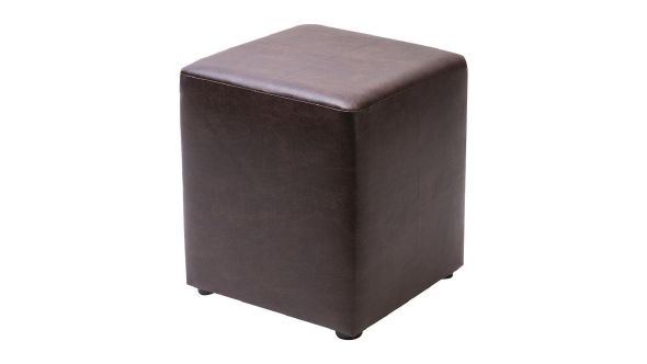 Everyday Cube Faux Leather Bar Stool Peat (2 Pack) FT446
