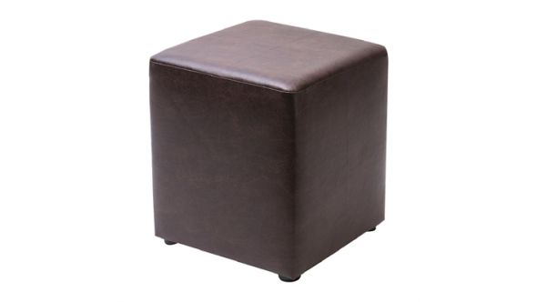 Everyday Cube Faux Leather Bar Stool Peat (2 Pack) FT446