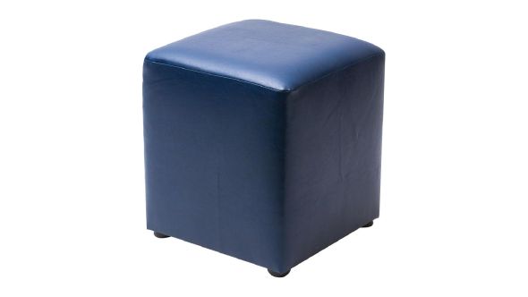 Everyday Cube Faux Leather Bar Stool Midnight (2 Pack) FT447