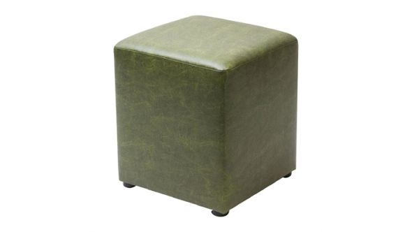 Everyday Cube Faux Leather Bar Stool Juniper (2 Pack) FT449