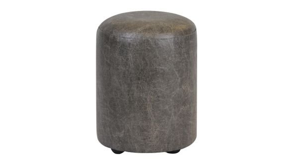 Everyday Cylinder Faux Leather Bar Stool Ash (2 Pack) FT450