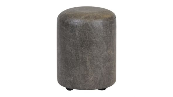 Everyday Cylinder Faux Leather Bar Stool Ash (2 Pack) FT450
