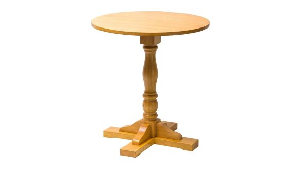 Everyday Oxford Soft Oak Pedestal Round Table 700mm FT496