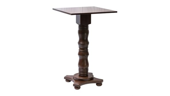 Everyday Islington Poseur Square Table Dark Wood 700x700mm FT506