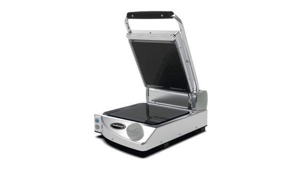 Spidocook Spidoglass Single Ribbed Upper Smooth Lower Contact Grill Manual