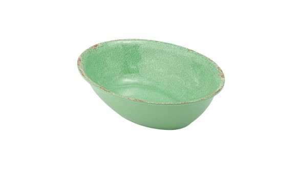 Casablanca Melamine Oval Bowl Green 1.5Ltr TG1638