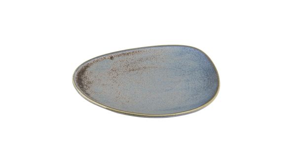 Olympia Ember Triangle Plates Blue 190mm (6 Pack) FU180