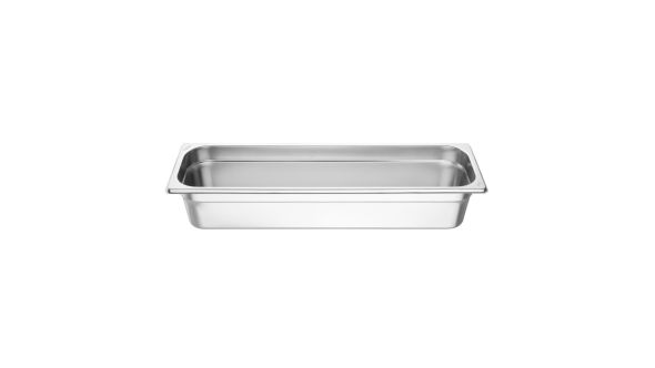 Vogue Stainless Steel Gastronorm 2/4 Tray 100mm
