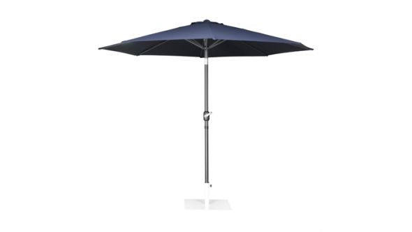 Bolero Bolero Seville Round Parasol 3m Diameter Navy Blue FU504