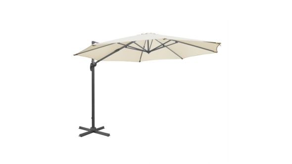 Bolero Bolero Venice Heavy Duty Parasol Cream 3.5m FU507