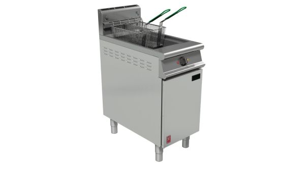 Falcon Dominator Plus Free Standing Natural Gas Filtration Fryer with Fryer Angel G3840FX