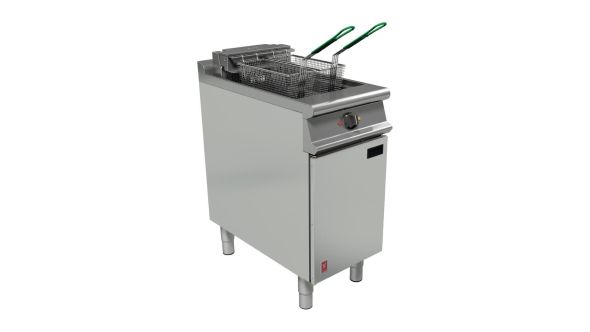 Falcon Dominator Plus Free Standing Electric Fryer on Feet with Fryer Angel E3840X