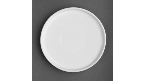 Olympia Whiteware Flat Round Plates 150mm (6 Pack) VTFW812