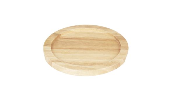Olympia Cast Iron Round Dish Hevea Board 254mm OT111026RU